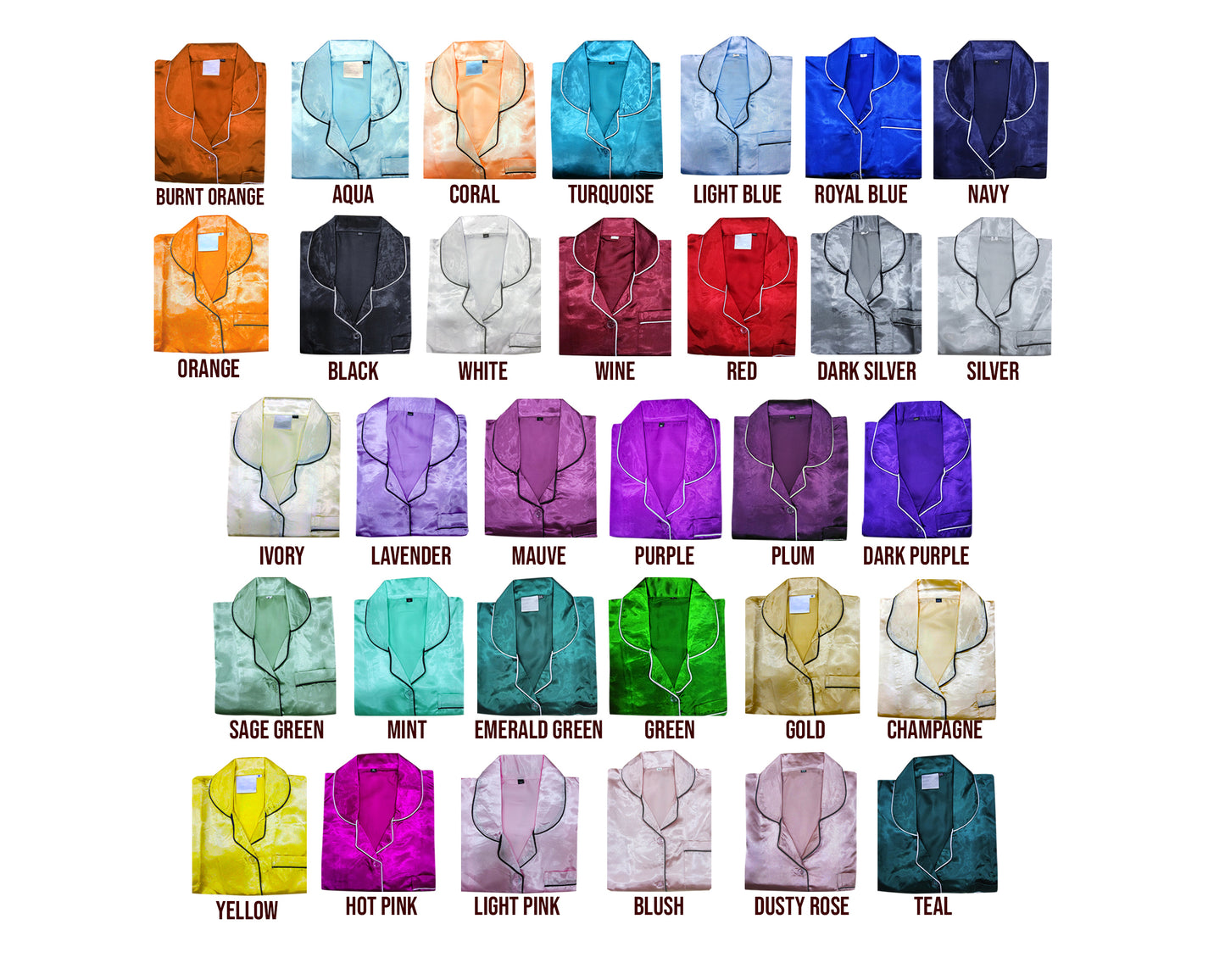 Bridesmaid Full Slevee Pajama Set