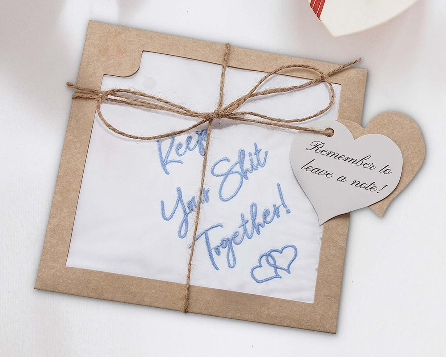 White Wedding Handkerchief