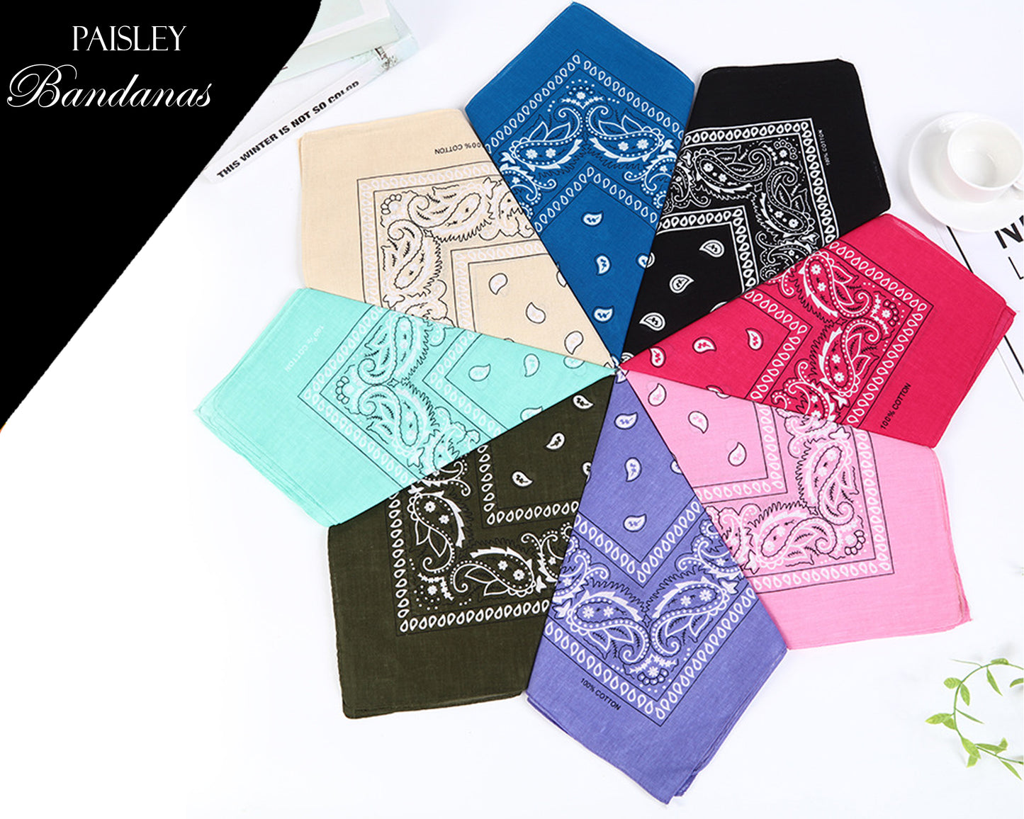 Personalized Cotton Bandana