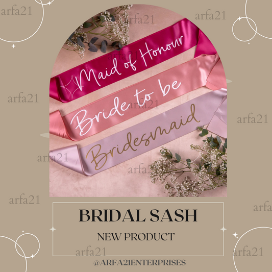Bridal Sash