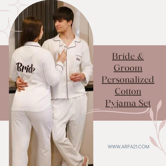 Bride & Groom Cotton Pyjama Set