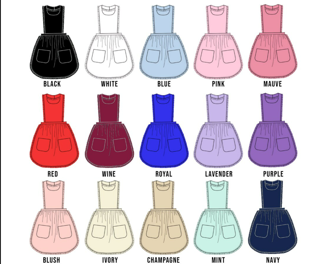 Women Ruffled Apron