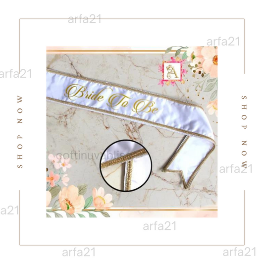 Diamond Lace Sash with Personalized Name or Title