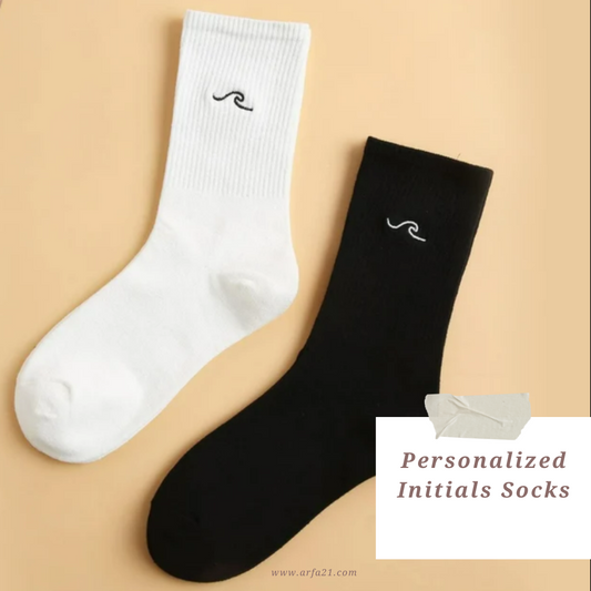 Personalized Initials Socks