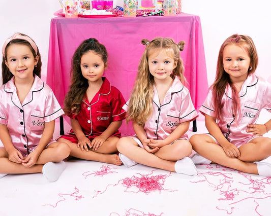 Satin Kids Pajamas Set