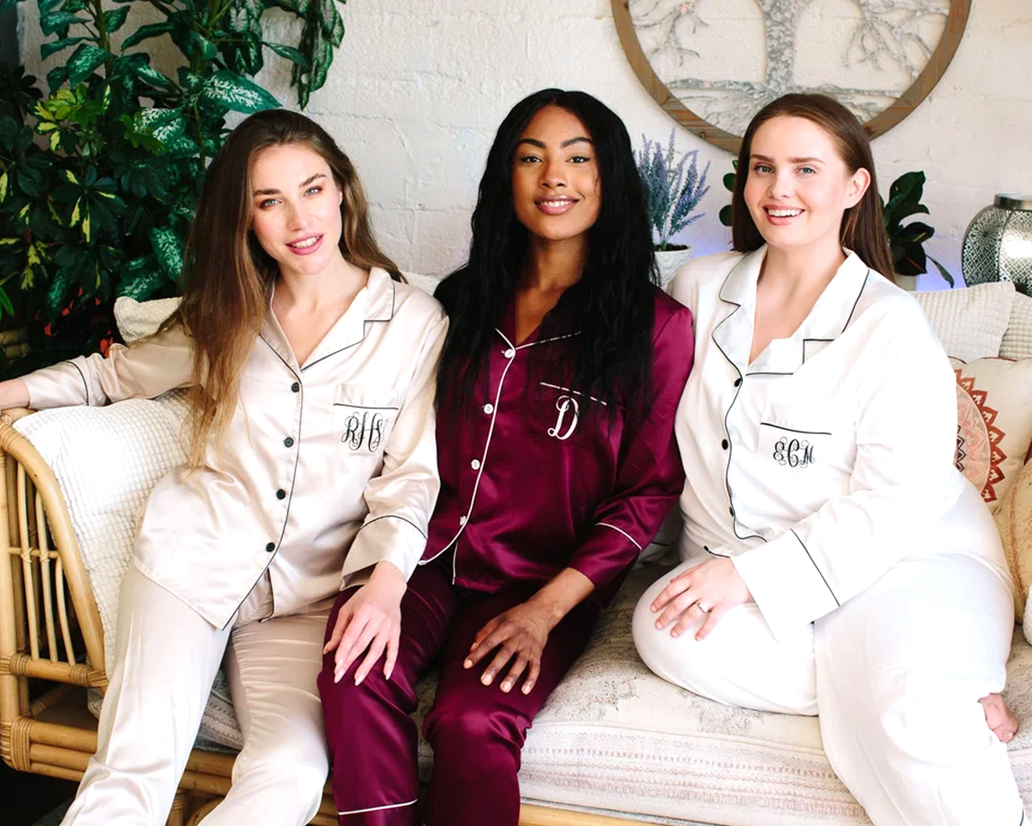 Bridesmaid Full Slevee Pajama Set