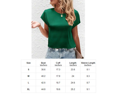 Women Satin Sleeveless Top