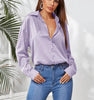 Women Dropdown Satin Shirt