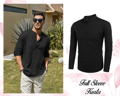 Indian Men Traditional Cotton Kurta