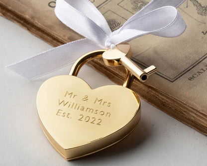 Heart Shaped Love Lock