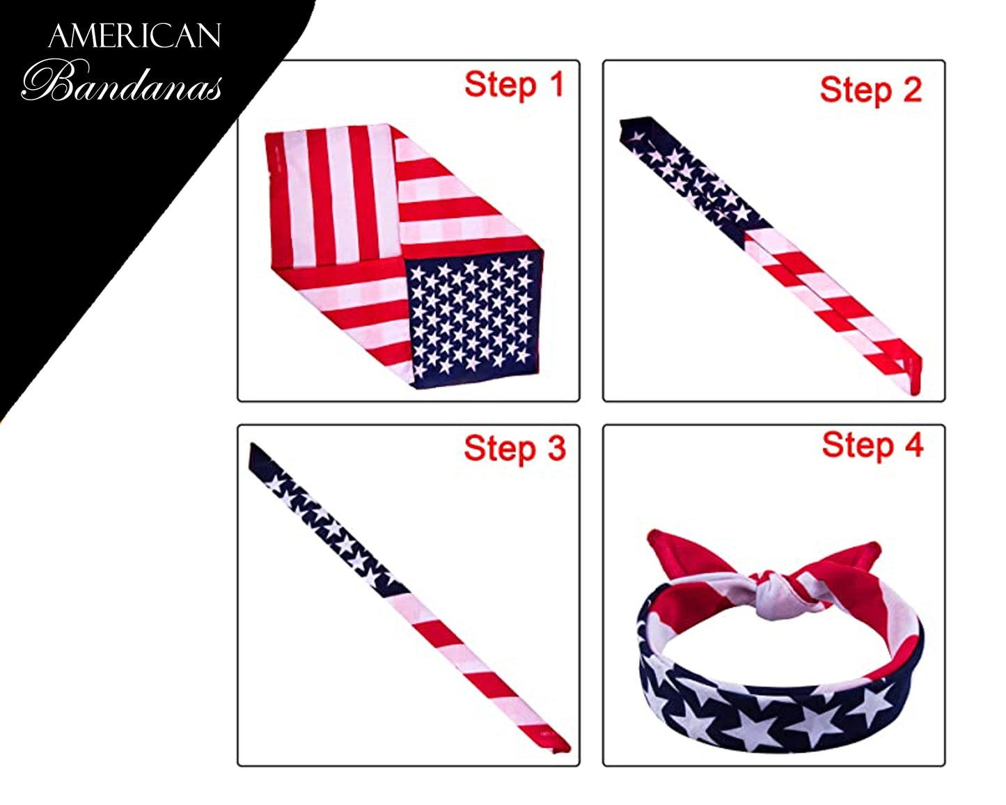 USA American Flag Bandana