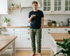Men’s Cotton Long Pants – Soft Breathable Full Length Casual Comfort