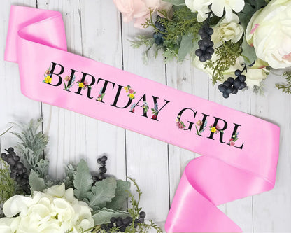 Birthday Party Sash