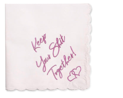 White Wedding Handkerchief