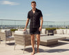 Men’s Cotton Short Pajama Set – Soft Breathable Button Up Sleepwear