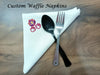 Hemstitched Embroidery Waffle Napkins