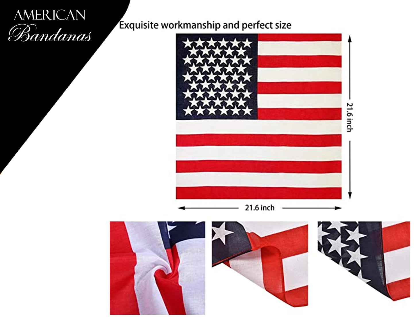 USA American Flag Bandana