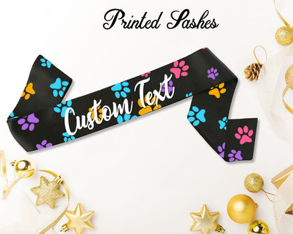 Party Theme Sash | Custom Sash