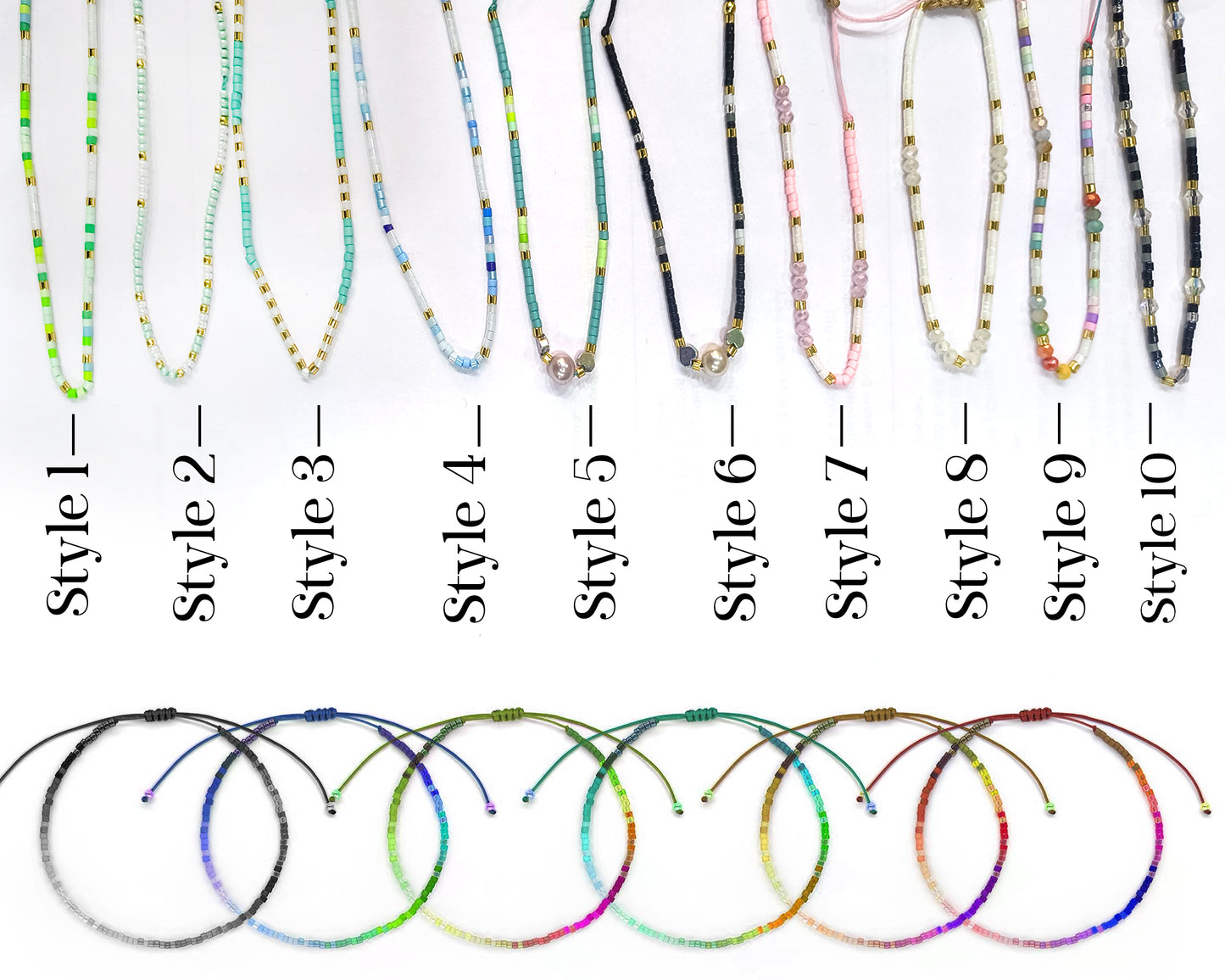 Tiny Seed Beads Bracelet