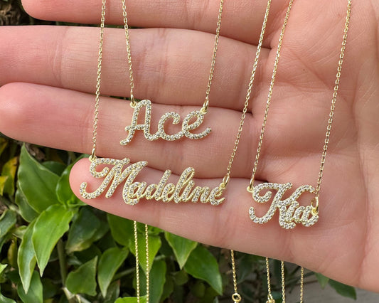 Diamond Name Necklace