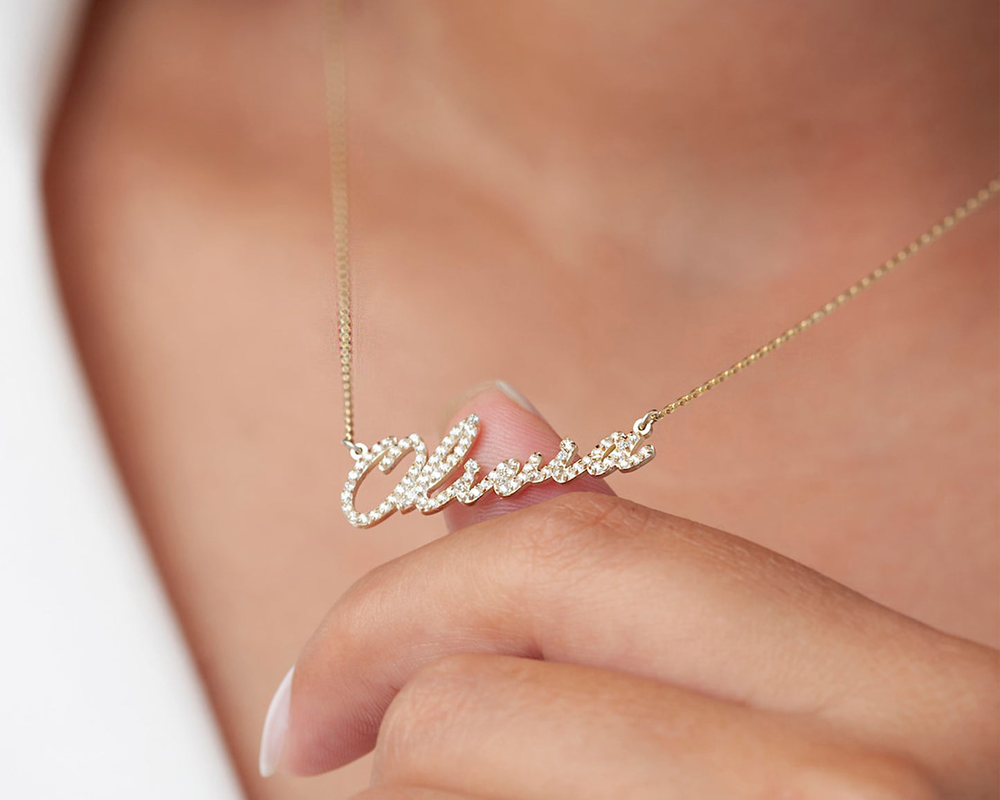 Diamond Name Necklace