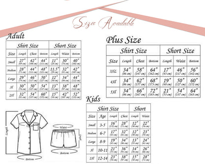 Bridesmaid Ruffle Short Pajamas Set