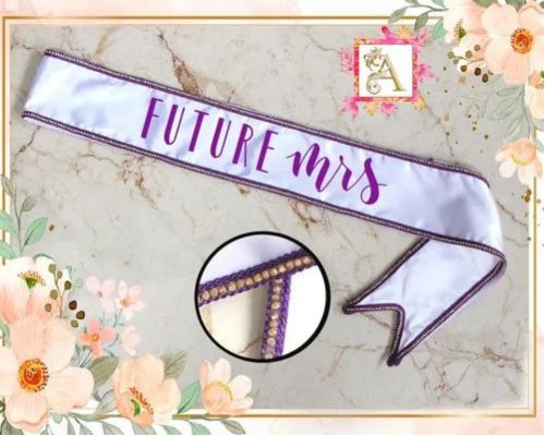 Diamond Lace Sash with Personalized Name or Title