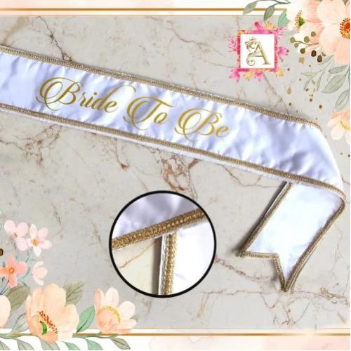 Diamond Lace Sash with Personalized Name or Title