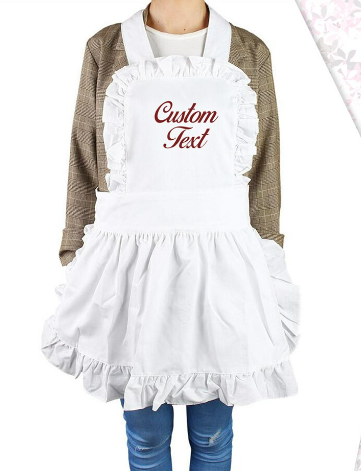 Women Ruffled Apron