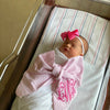Seersucker Baby Bow Sash