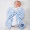 Seersucker Baby Bow Sash