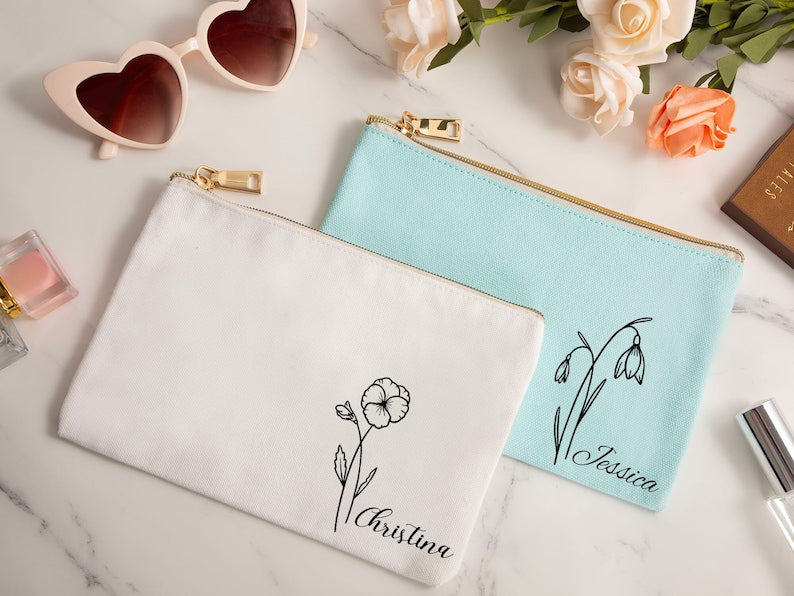 Bridesmaid Makeup Bag