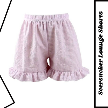 Seersucker Ruffle Short