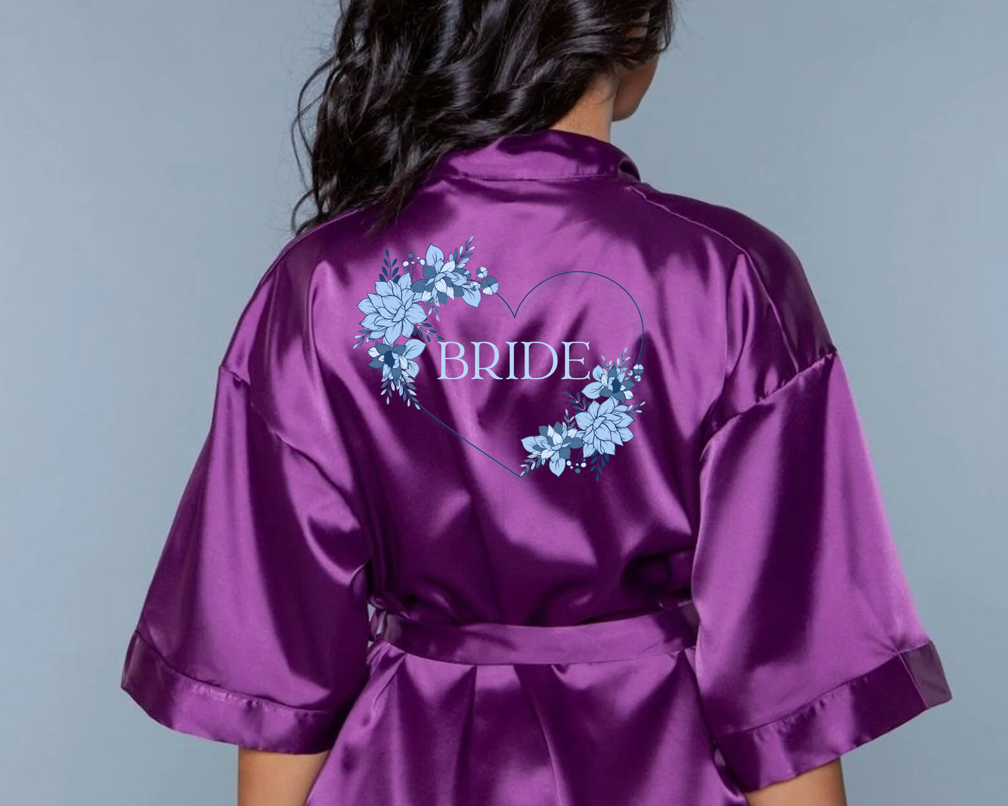 Bridesmaid Floral Design Robes