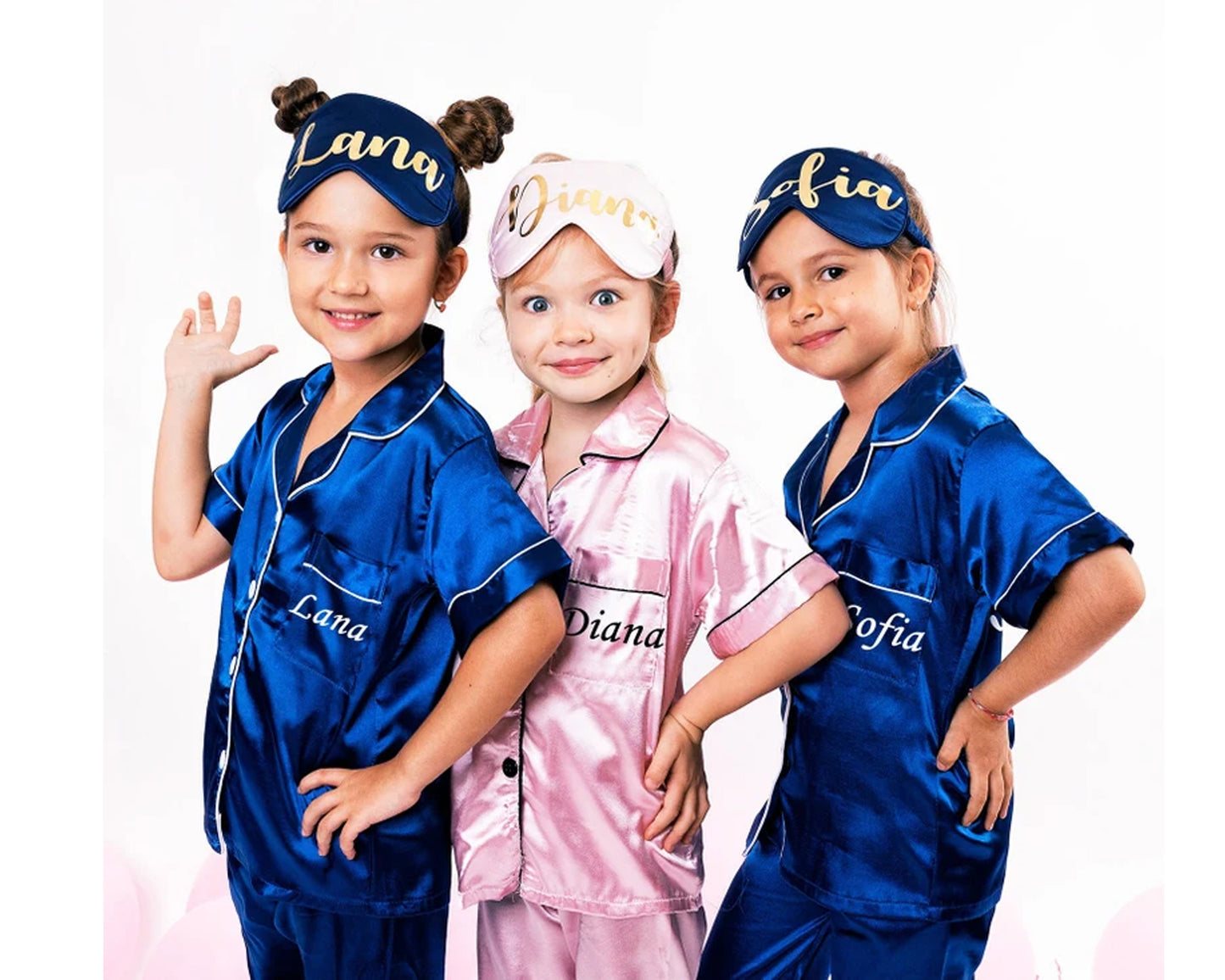 Satin Kids Pajamas Set